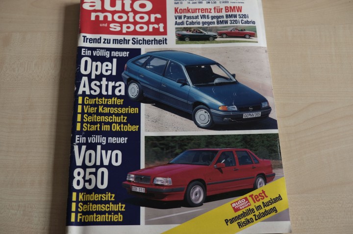 Deckblatt Auto Motor und Sport (13/1991)